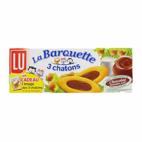 Lu Barquette 3 Chatons Chocolate 120 Gm