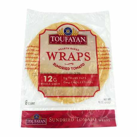 Toufayan Wraps Sundried Tomato