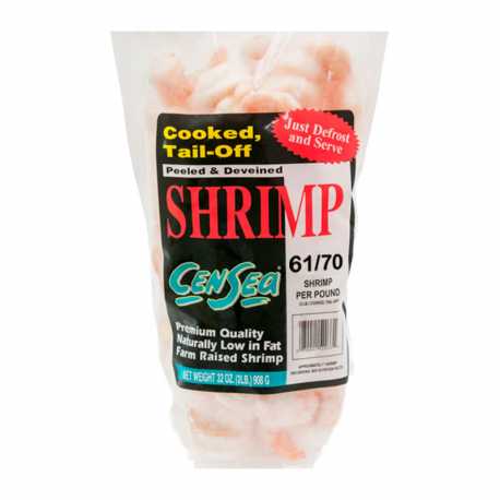 Censea Raw Shrimps 61/70 Peeled & Deveined