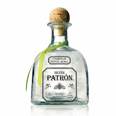 Silver Patron tequila 750 ML