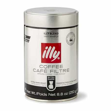 Illy Café Moulu Filtre Torréfaction Forte