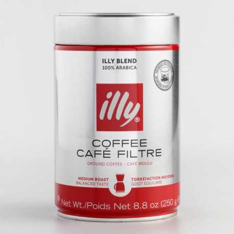 Illy Café Moulu Filtre Torréfaction Moyenne