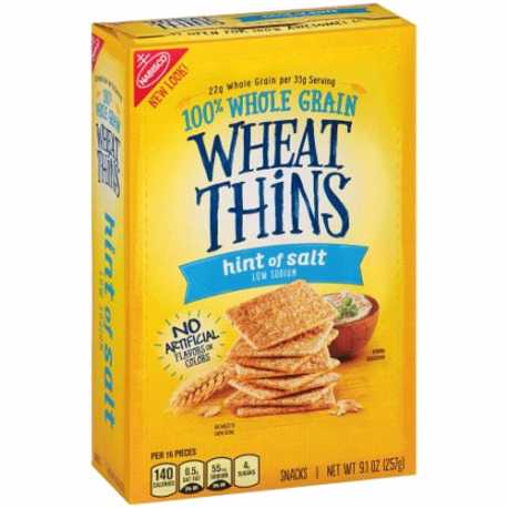 Nabisco Wheat Thin Original Hint of Salt