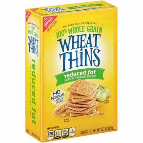 Nabisco Wheat Thin Reduced Fat