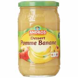 Andros Compote de Pomme et Banane Jar 750 Gm