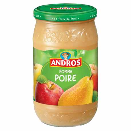 Andros Compote de Poire Bocal 750 Gr