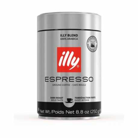 Illy Scuro fine  grind espresso ground coffee dark roast