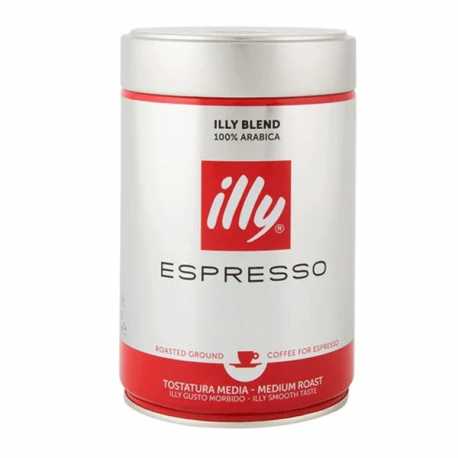 Illy Ground Espresso Medium Roast Coffee
