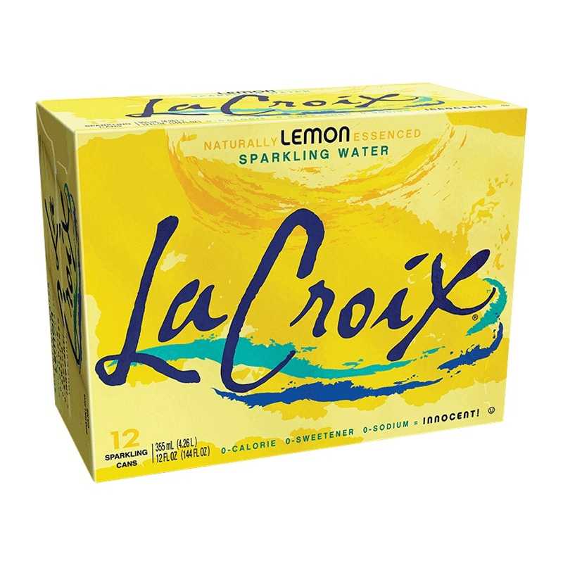 La Croix Lemon Sparkling Water x 12