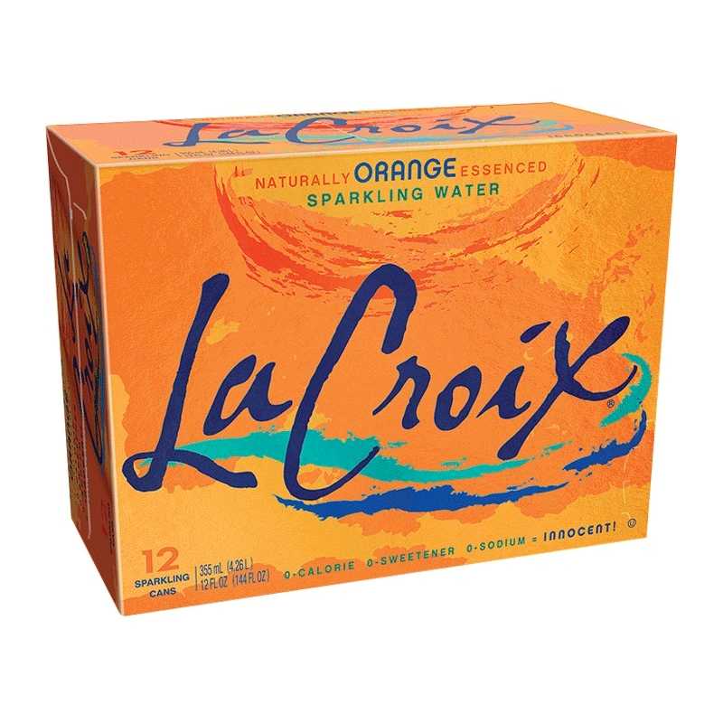 La Croix Orange Sparkling Water x 12