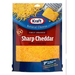 Kraft Shredded Sharp Cheedar