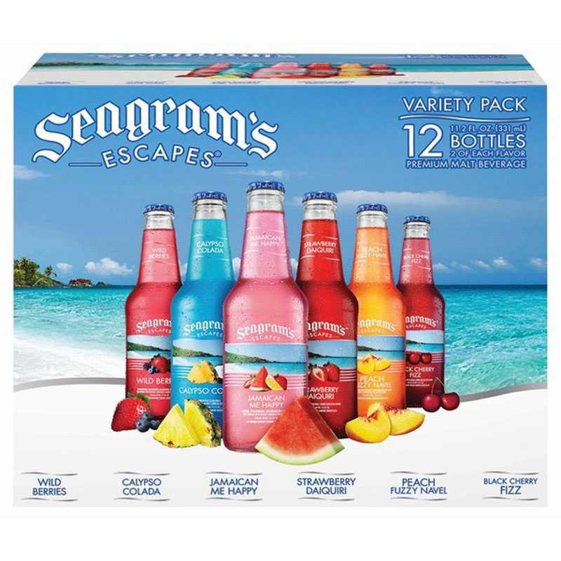 Seagram's "Escapes" Mix Pack Btle x 12 Seagram's "Escapes" Mix Pack Btle x 12