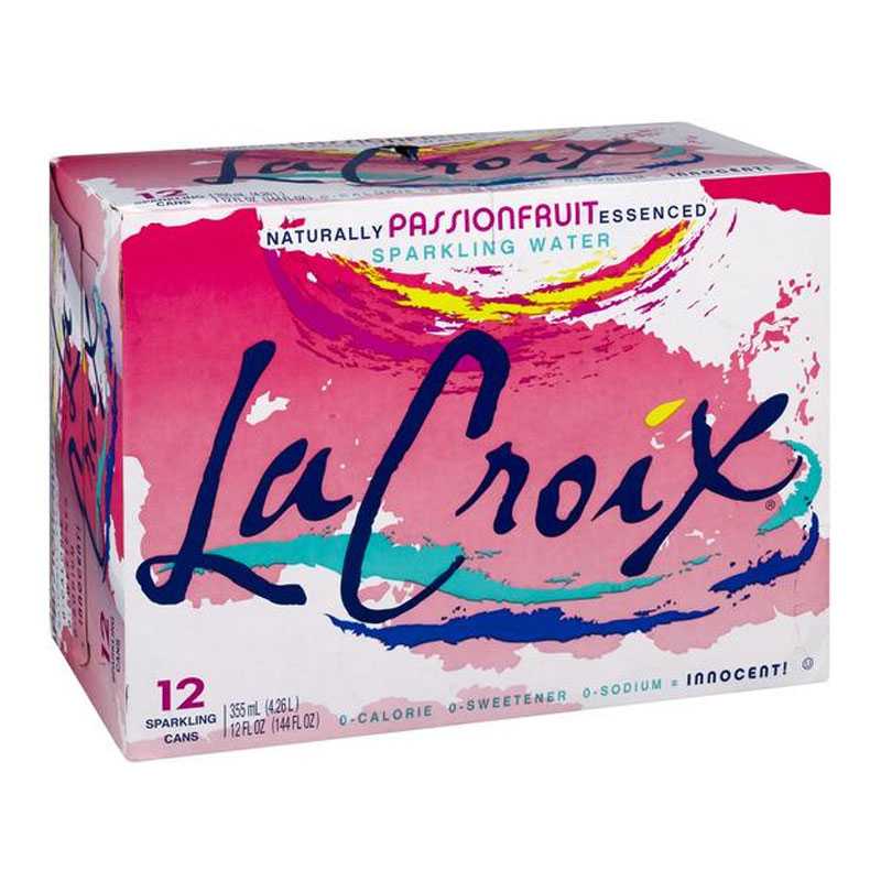 La Croix Passionfruit Sparkling Water x 12