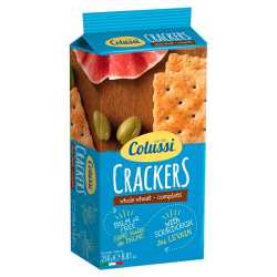Colussi Crackers Whole Wheat 250 G