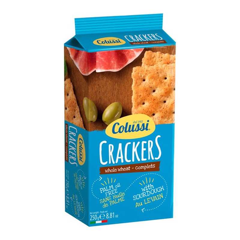 Colussi Crackers Whole Wheat 250 G