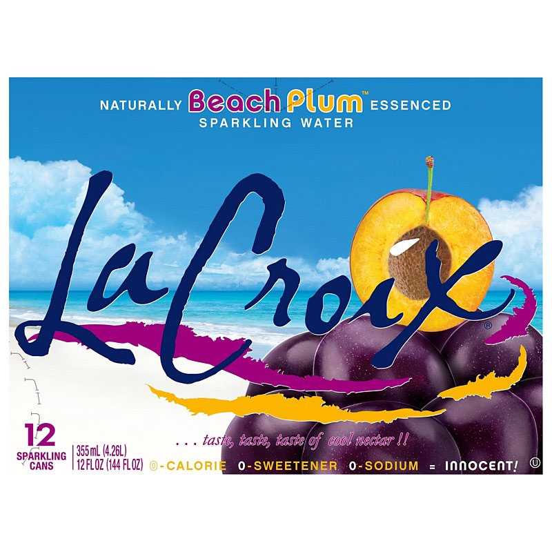 La Croix Beach Plum x 12