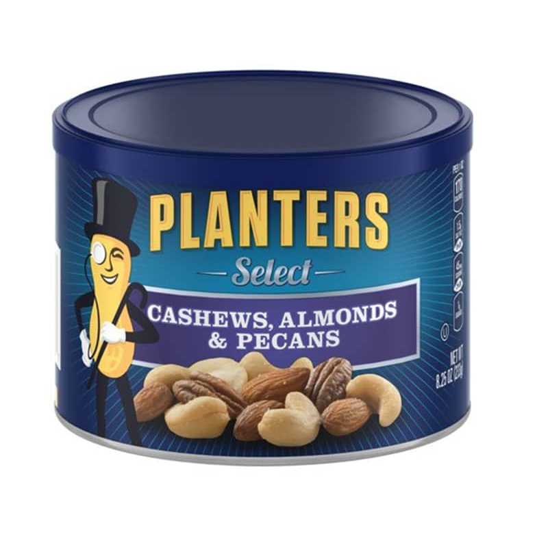 Planters Whole Cashew Almond Pecan 8.25 oz