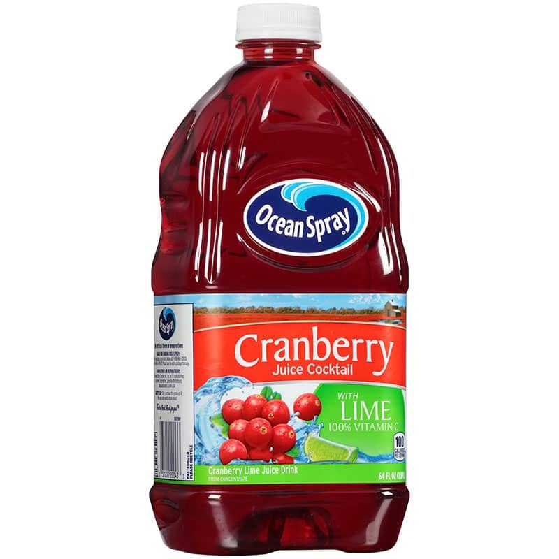 Ocean Spray Cranberry Juice Cocktail with Lime