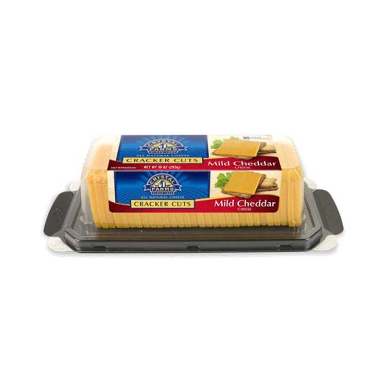 Crystal Farms tranche de Sharp Cheddar