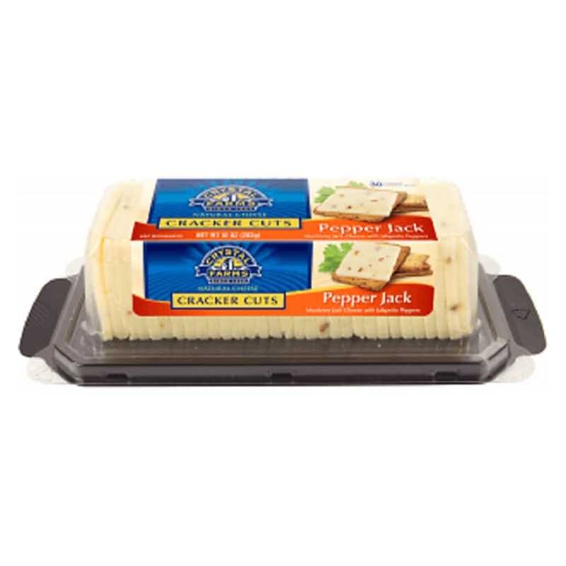 Crystal Farms Pepper Jack cracker cut