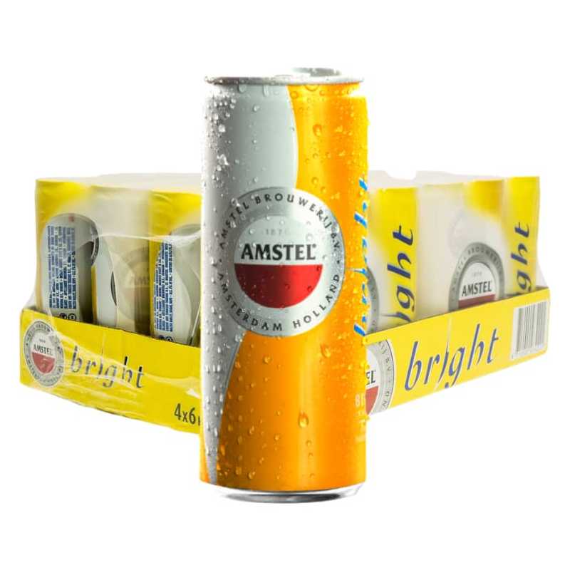 Amstel Bright can 25 CL x 24