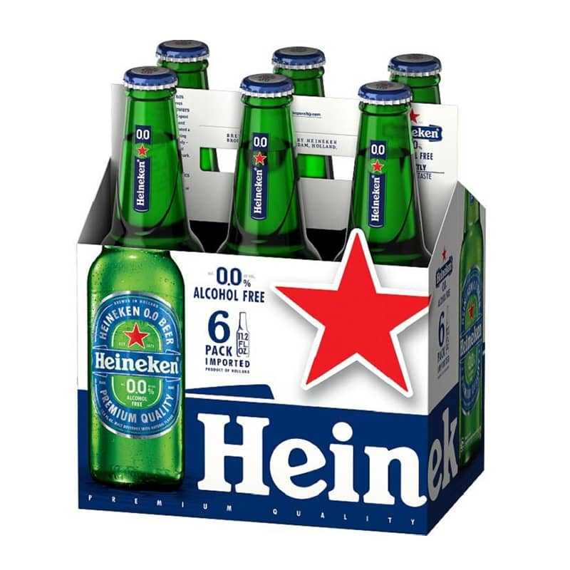 Bière Heineken 0% Alc 25 CL x 6