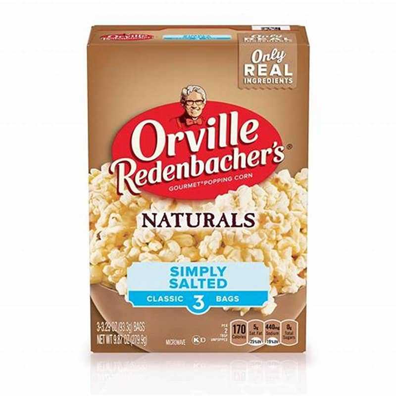 Orville Naturals Microwave 3 bags