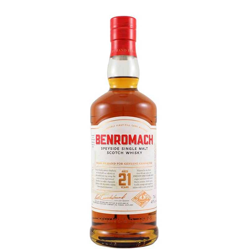 Benromach 21 YO Single Malt 70 CL