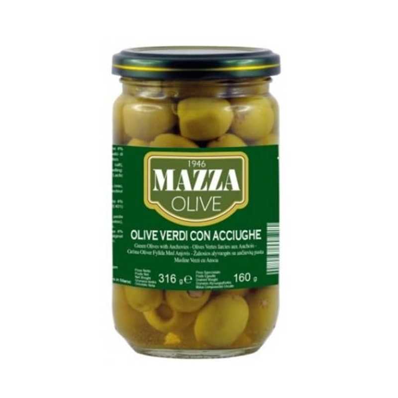 Mazza Stuffed Green Olives with Anchoives