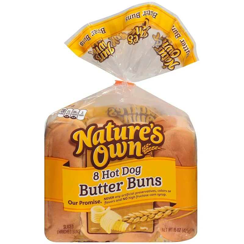 Butter Hot Dog Buns x 8