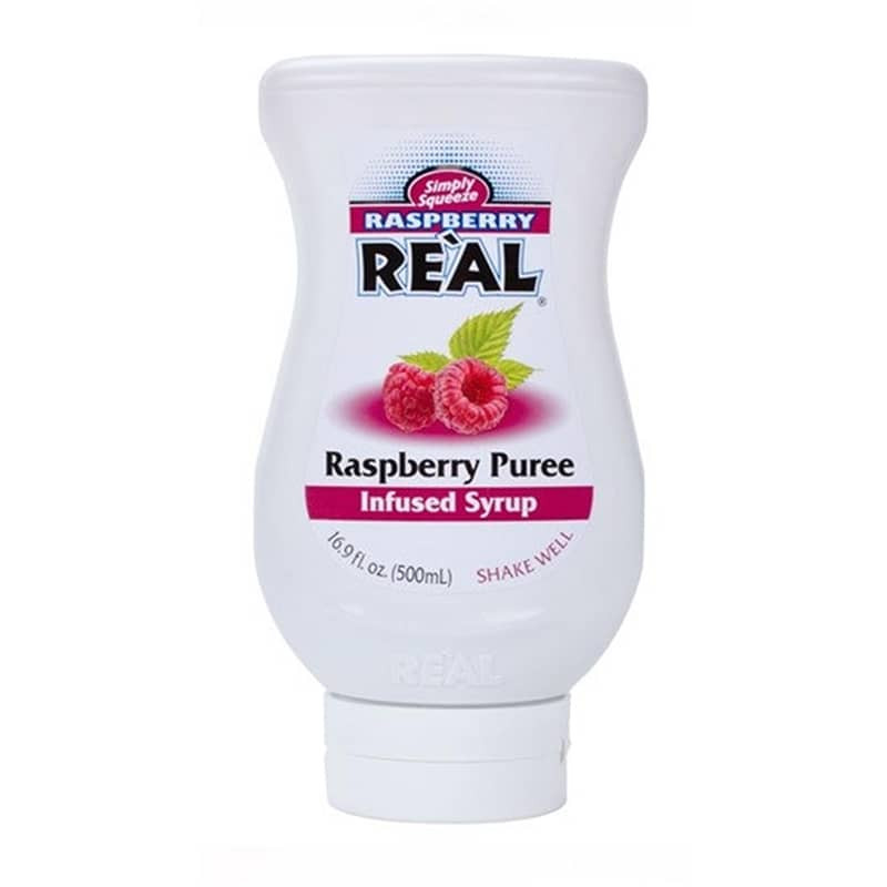 Real Puree infused Syrup Raspberry 16.9 oz