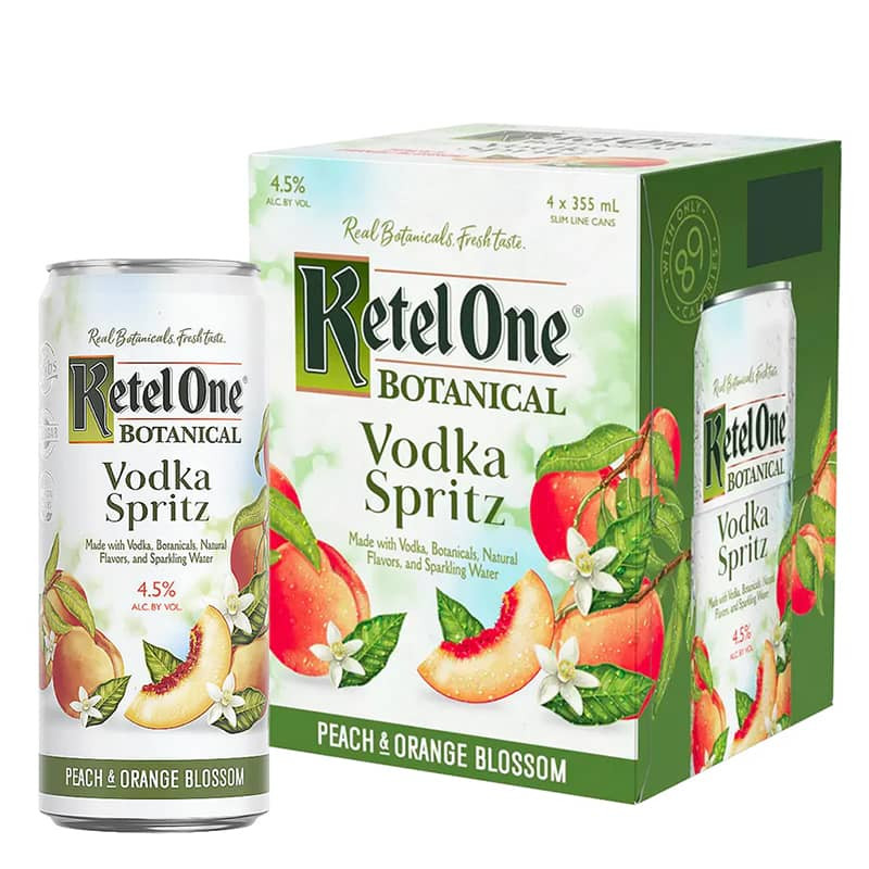 Ketel One Botanical Vodka Spritz Peach & Orange  4 x 35 CL