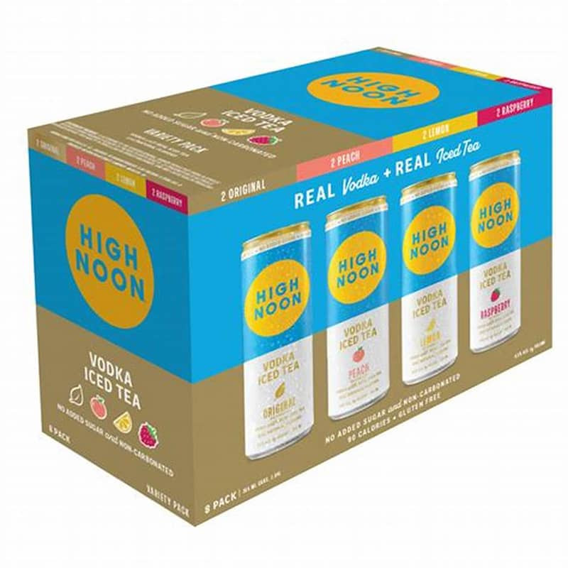 High Noon Vodka Iced Tea Seltzer Mix x 8