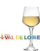 White wine from Loire valley
